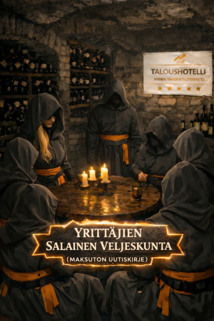 Liity yrittäjien salaiseen veljeskuntaan ja tilaa maksuton uutiskirje